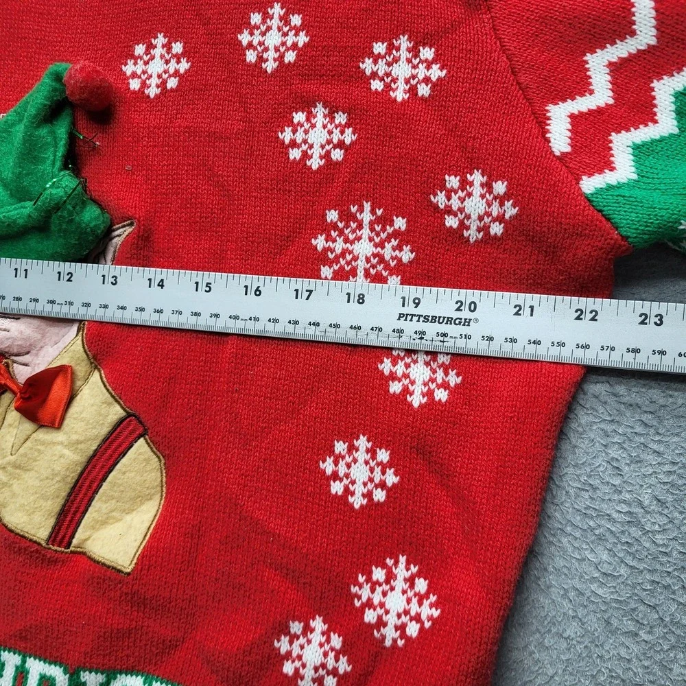The Office Men Sweatshirt XL‎ Red Fair Isle Ugly Sweater Dwight Christmas